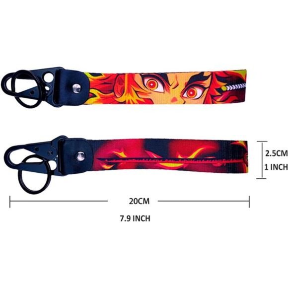 Gearcatweel 1Pack Anime JDM Motorcycle Keychain tag Nylon Keychain Strap Jet Tag - Picture 2 of 7